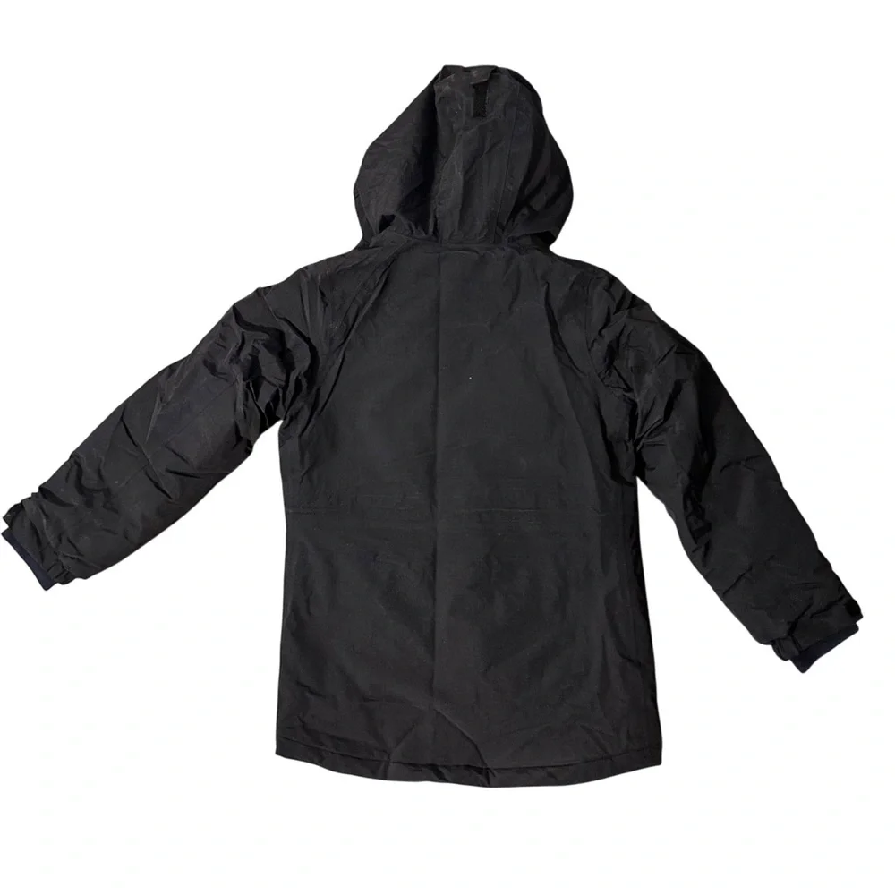 LANDS END NAVY‎ MEDIUM 10-12 ALL WEATHER COAT JACKET GROW-A-LONGS